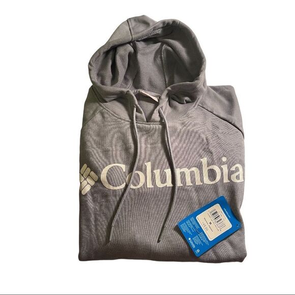NWT Columbia Logo hoodie in gray SIZE M - Picture 3 of 6